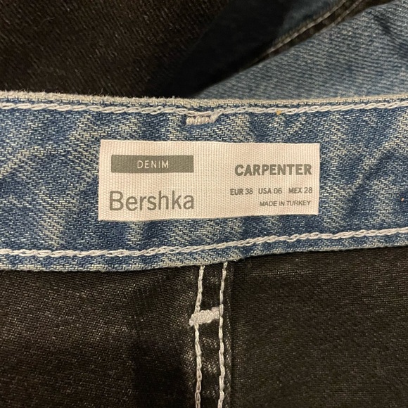 NWT ASOS Bershka Patchwork Wide Leg Jeans - Picture 16 of 16